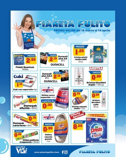 Volantino Pianeta Pulito