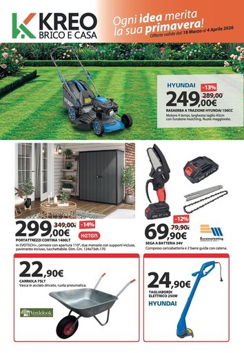 Volantino Kreo Brico e Casa