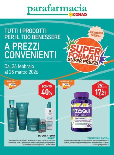 Volantino Parafarmacia Conad