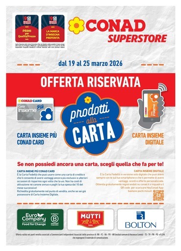 Conad Superstore - PRODOTTI ALLA CARTA