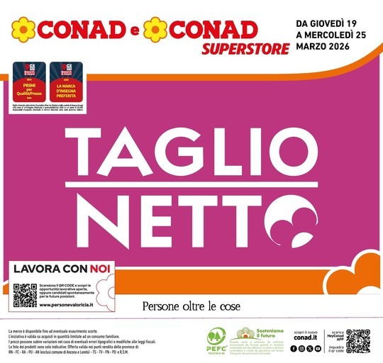 Conad Superstore - Taglio Netto