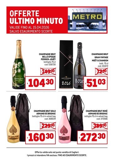 Metro - Offerte Champagne Cagliari