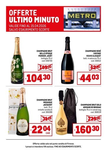 Metro - Offerte Champagne Firenze