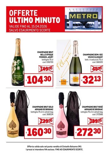 Metro - Offerte Champagne Cinisello