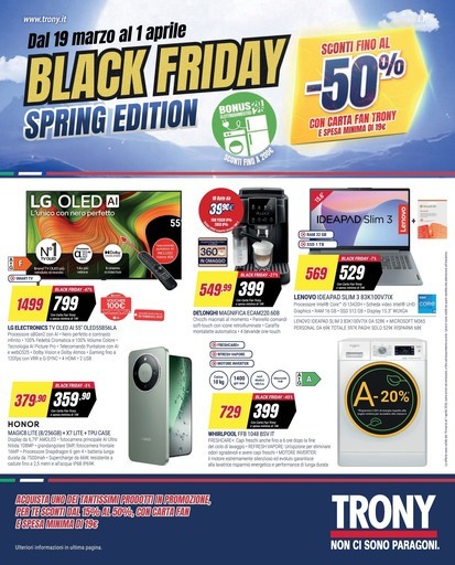 Trony - Black friday spring edition
