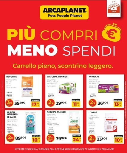 Volantino Arcaplanet
