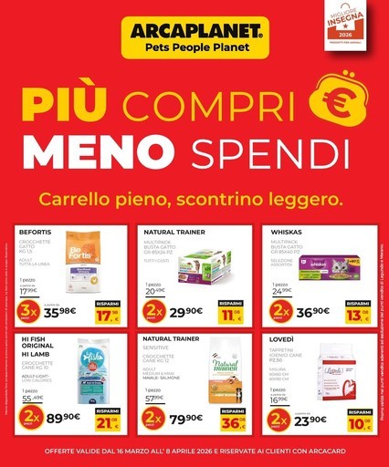 Volantino Arcaplanet