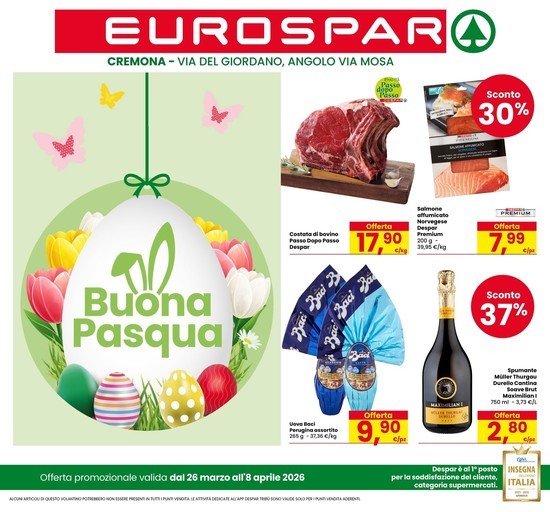 Eurospar - Buona pasqua