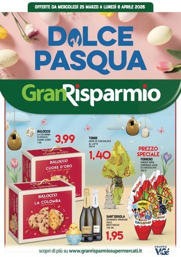 Volantino Supermercati Gran Risparmio