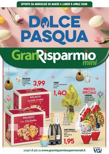 Volantino Supermercati Gran Risparmio