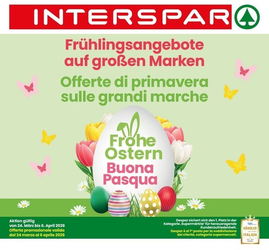 Interspar - Offerte di primavera sulle grandi marche