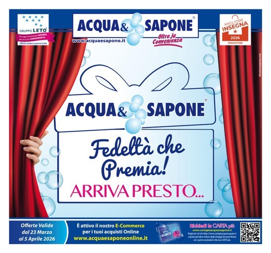 Acqua e Sapone - Fedelta che premia!