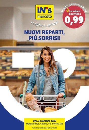 In's mercato - Nuovi reparti,piu sorridi