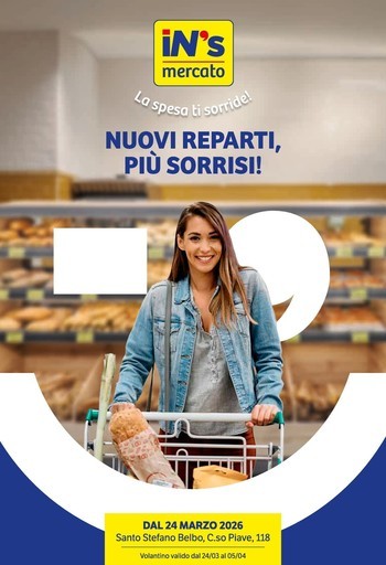 In's mercato - Nuovi reparti,piu sorridi