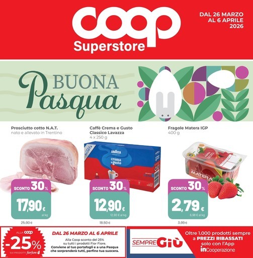 Volantino Coop Alleanza Superstore