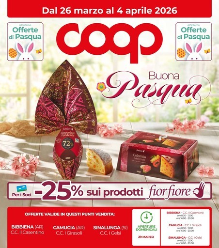 Coop - Dal 26 marzo al 4 aprile 2026