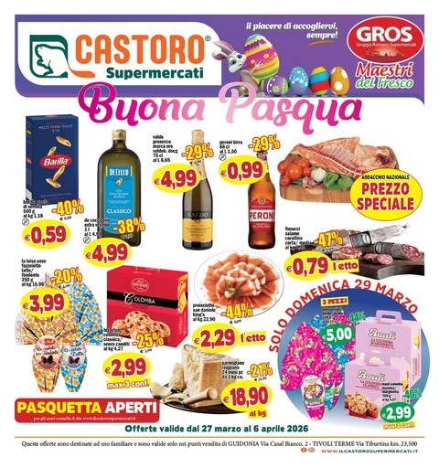 Volantino Il Castoro Supermercati