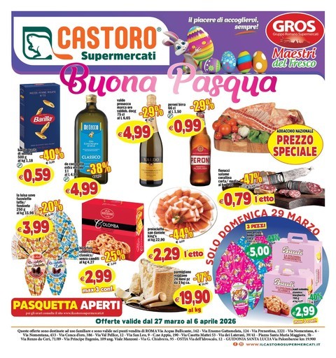 Volantino Il Castoro Supermercati