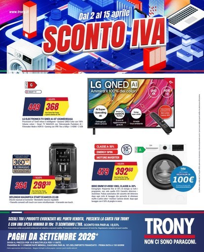 Volantino Trony