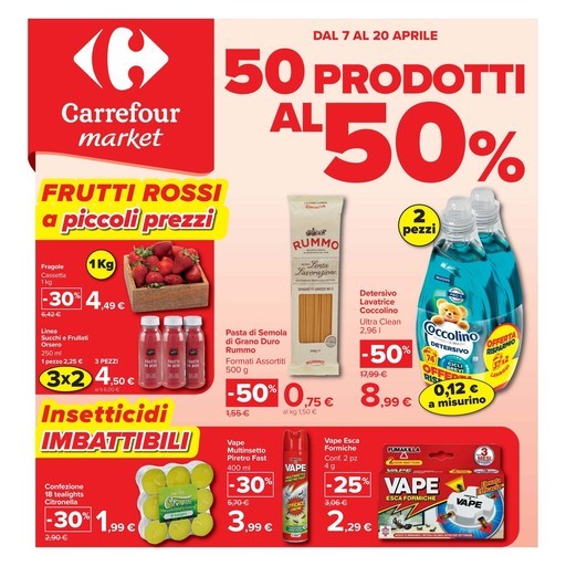 Carrefour Market - 50 prodotti al 50%