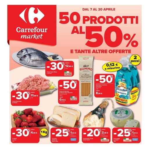 Carrefour Market - 50 prodotti al 50%