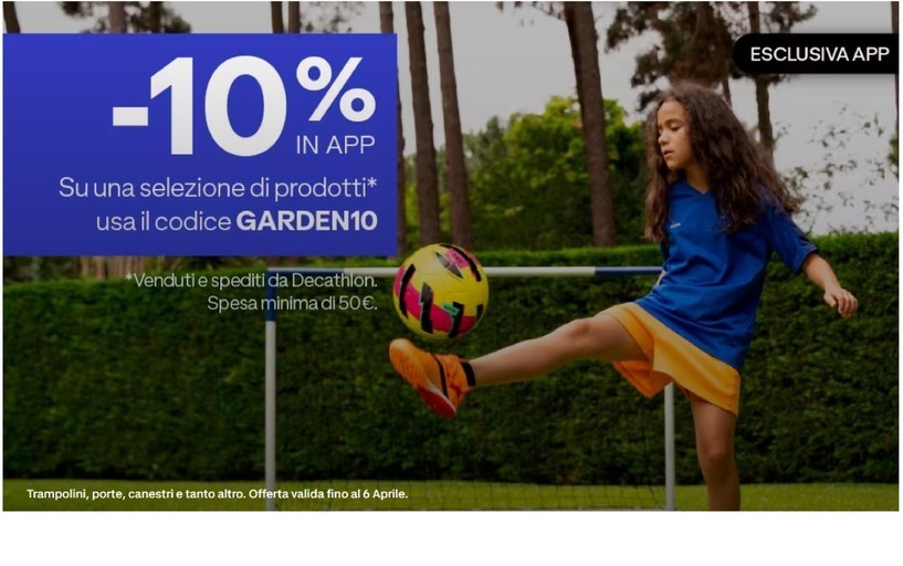 Decathlon - -10% in app