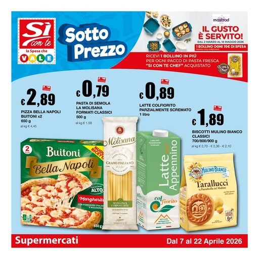 Volantino Si con te supermercati