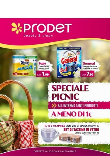 Volantino Prodet