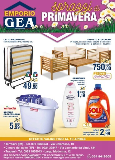 Volantino Emporio Gea