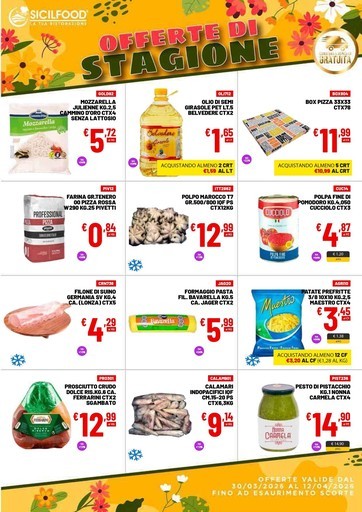 Volantino Sicil Food