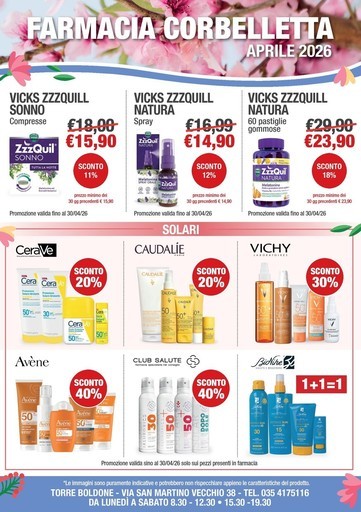 Volantino Farmacia Corbelletta