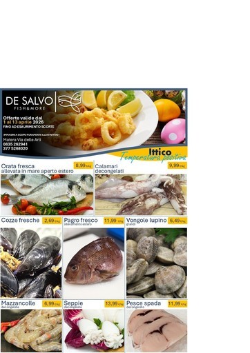 Volantino Pescheria De Salvo