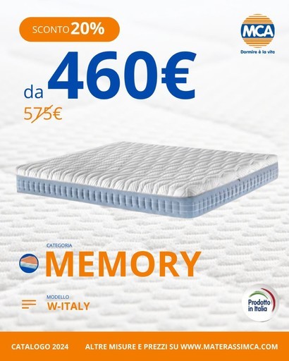 Volantino Mca Materassi