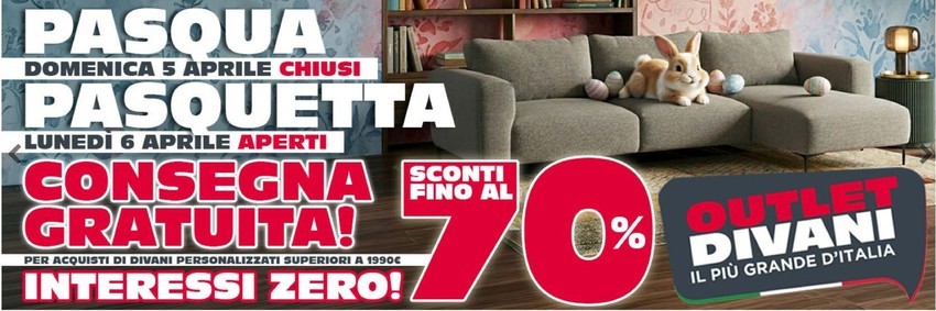 Volantino Outlet divani