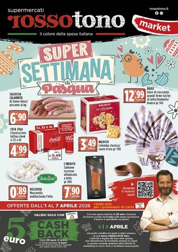 Volantino Supermercati Rossotono Market