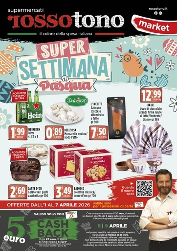 Volantino Supermercati Rossotono Market