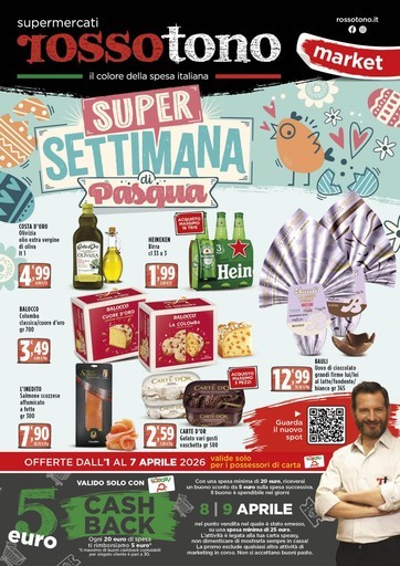 Volantino Supermercati Rossotono Market