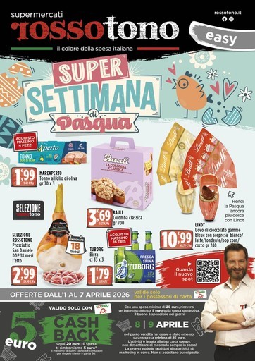 Volantino Supermercati Rossotono Easy