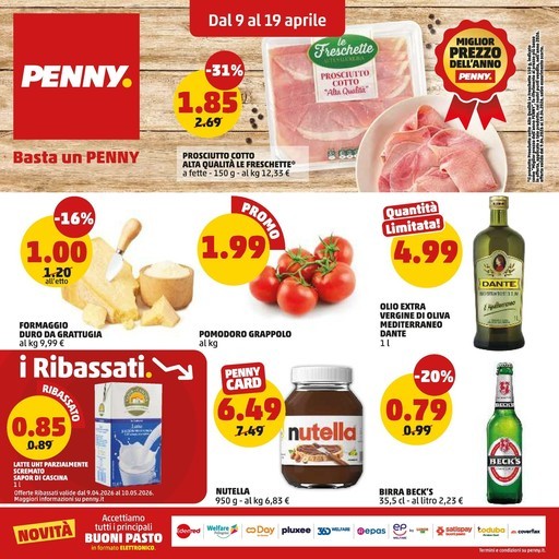 PENNY - Dal 9 al 19 aprile