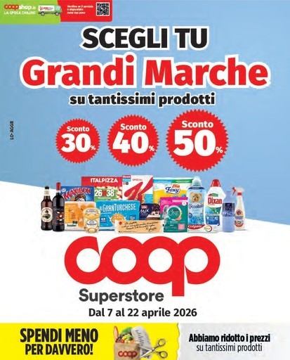 Coop - Sconto 30%40%50%