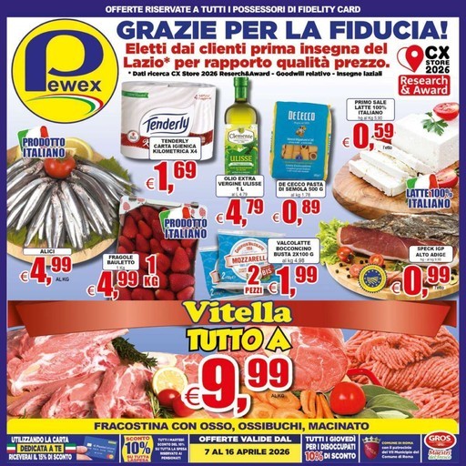 Pewex - Grazie per la fiducia!