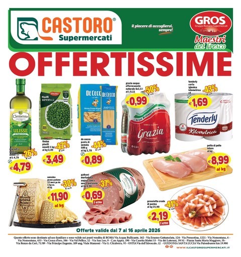 Volantino Il Castoro Supermercati