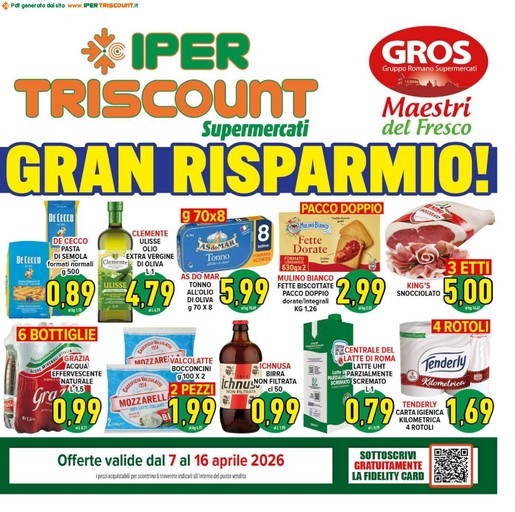 Volantino Ipertriscount