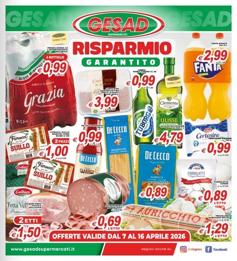 Volantino Gesad Supermercati