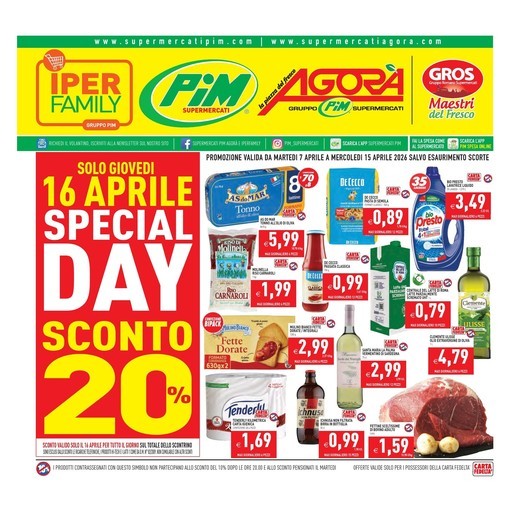 Iperfamily - Promozione valida da 7 a 15 aprile 2026