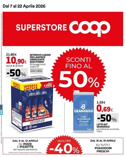 Volantino Coop Alleanza Superstore