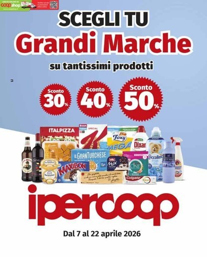Coop - Grandi Marche 30% - 40% - 50%