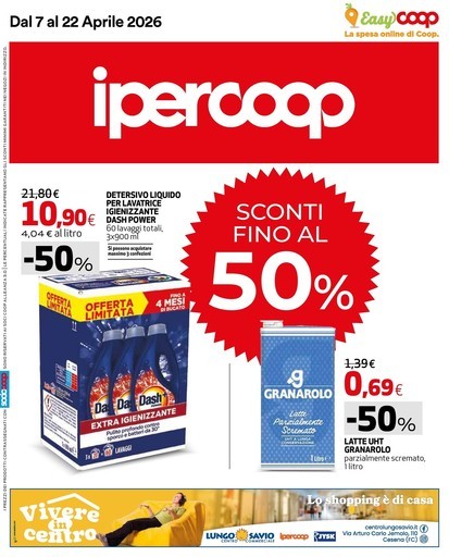 Ipercoop - Sconti fino al 50%