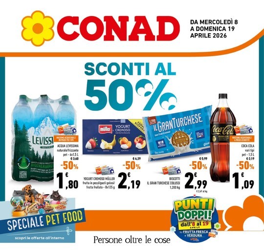 Conad - Sconti al 50%