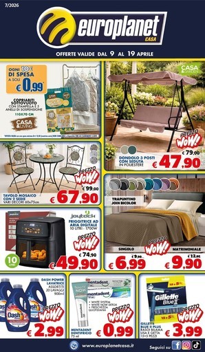 Volantino Europlanet Casa